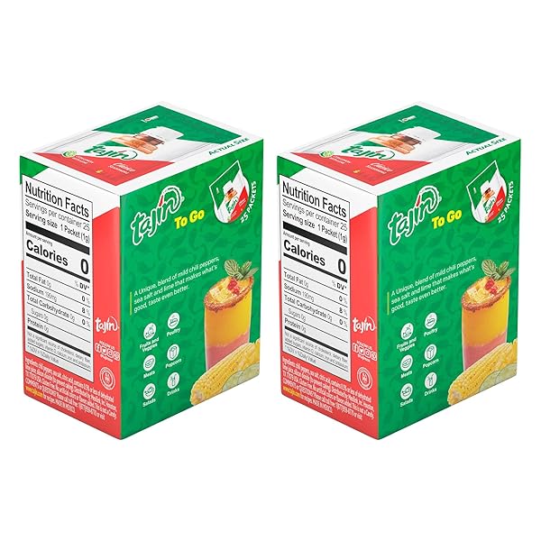 TAJIN CLÁSICO CHILE LIME SEASONING TO-GO PACKETS (PACK OF 2)