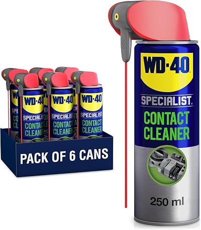 WD-40 Specialist Contact Cleaner Electrical Spray 250ml 6-Pack