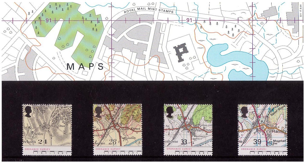 Maps Presentation Pack 1991 No. 221
