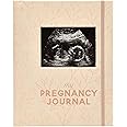 Pearhead Little Bundle of Joy Pregnancy Journal, Keepsake Pregnancy Memory Book with Sonogram Photo, First Through Third Trimester Pregnancy Milestone Tracker, Blush Leaf