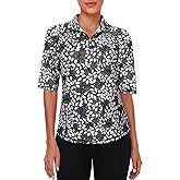 Viracy Half Sleeve Womens Golf Polo Shirts 1/4 Zip Up Moisture Wicking Running Workout Tops