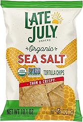 Late July Sea Salt Organic Tortilla Chips, 10.1 Oz Bag