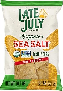 Late July Sea Salt Organic Tortilla Chips, 10.1 Oz Bag