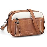 MASINTOR Crossbody Purses for Women Vegan Leather, Travel Purse Shoulder Handbag with Adjustable Strap and Tassel