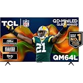 TCL 55" QM64L High Contrast QD-MINI-LED 4K AI Smart Fire TV | 144 HZ, Motion Rate 480, Dolby Vision &amp; Atmos, Onkyo 2.1 Audio, Built-in Subwoofer, Alexa+, Up to 500 Dimming Zones