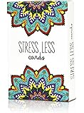 Stress Less Cards - 50 Inspirational Mindfulness & Meditation Exercises | Helps Relieve Stress, Anxiety | Natural Relaxation, Insomnia & Sleep Aid