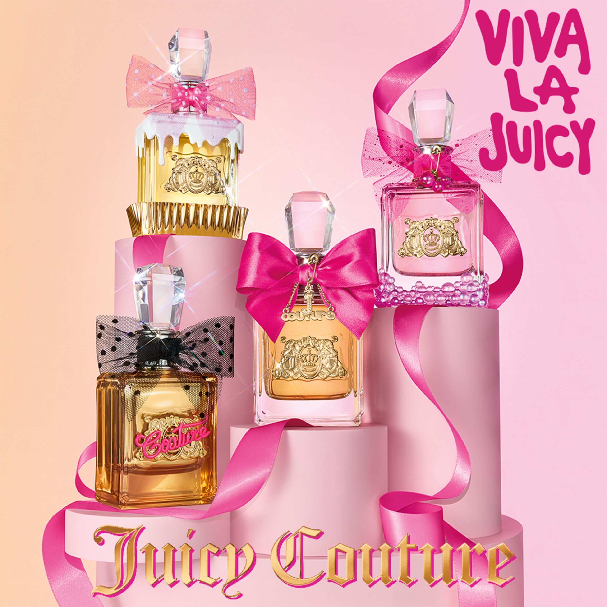 Juicy Couture Viva La Juicy Eau De Parfum Spray, Women's Perfume with Notes of Mandarin, Gardenia & Caramel, Floral & Sweet, Gift for Her