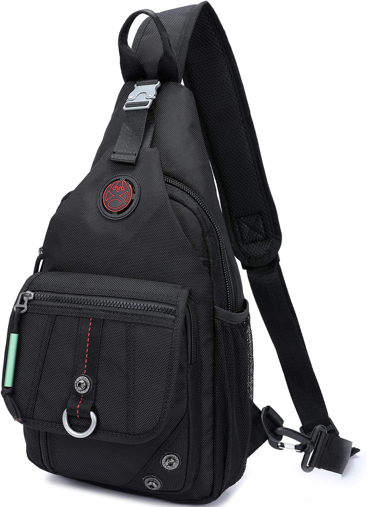 Sling Bags, Chest Shoulder Backpacks Crossbody Purse Outdoor Chest Bag Travel Backpack for Men Women Hiking Camping