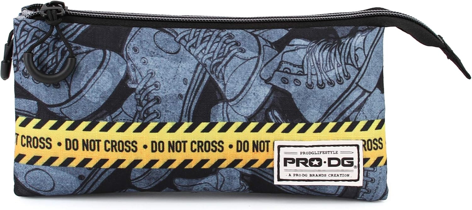 PRO-DG Unisex-Child 00816 Triple HS Pencil Case Do Not Cross, Do Not Cross, One Size - Image 3