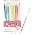 HysmmxHer 0.5mm Journal Colouring Pens, Assorted Rainbow Colors Pens Set of 9 for Adults Journal Coloring Calligraphy,Made for Everyday Writing, Journals,Drawing,Coloring Books (Morandi-Sweet Color)
