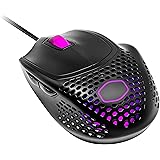 Cooler Master MM720 Black Matte Lightweight Gaming Mouse with Ultraweave Cable, 16000 DPI Optical Sensor, RGB and Unique Claw