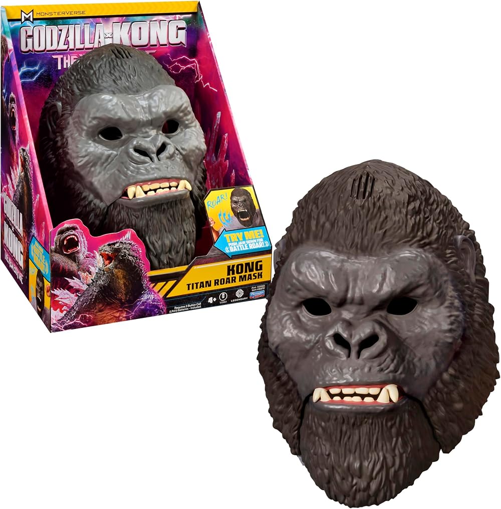 MonsterVerse Godzilla x Kong Interactive Kong Mask Movie Authentic Flexible