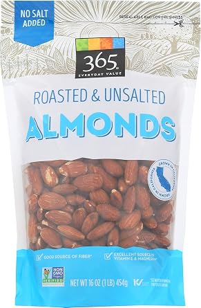 Roasted & Unsalted Almonds (099482434182)