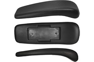CHAIRPARTSONLINE Replacement Office Chair Armrest Arm Pads (Set of 2) S4624-2