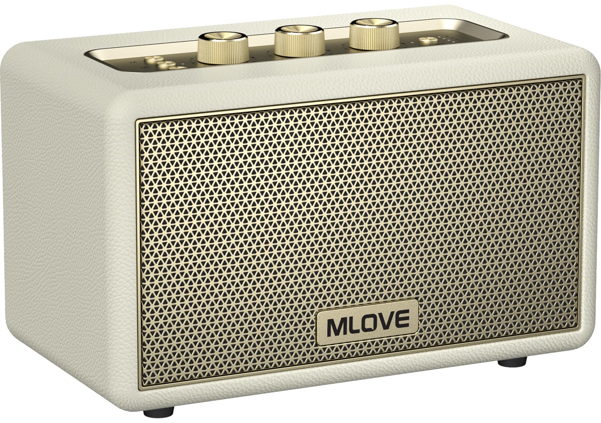 MLOVE Retro Portable Bluetooth Speaker with Aux