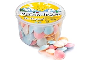 Gerrit's Original Satellite Wafers, Filled with Assorted Candy Beads, 100 Count Tub (4.41 oz)