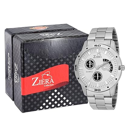 Ziera ZR7001 White DIAL Analog Watch - for Men and Boys