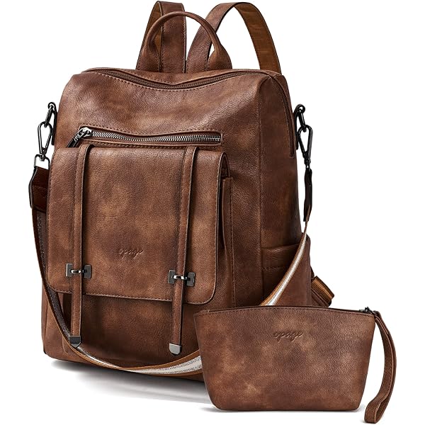 EDRLIO Women Backpack Purse Leather Convertible