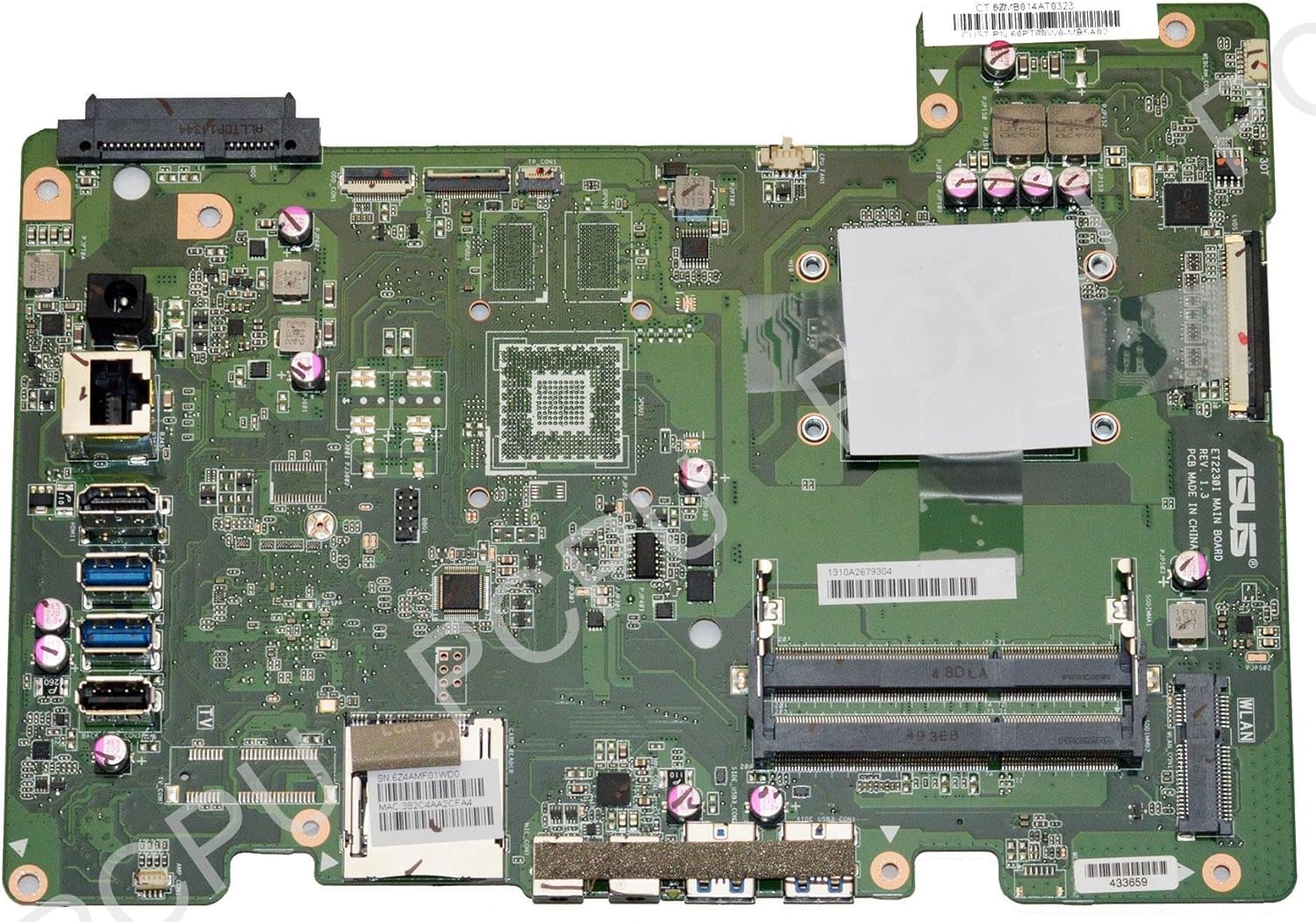 Amazon Com 60pt00w0 Mb5a02 Asus Et2230i Aio Intel Motherboard S115x Computers Accessories