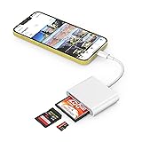 SZHAIYIJIN CF SD Card Reader for iPhone iPad, 3 in