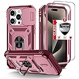 IYTRRYH for iPhone 15 Pro Max Case Kickstand with
