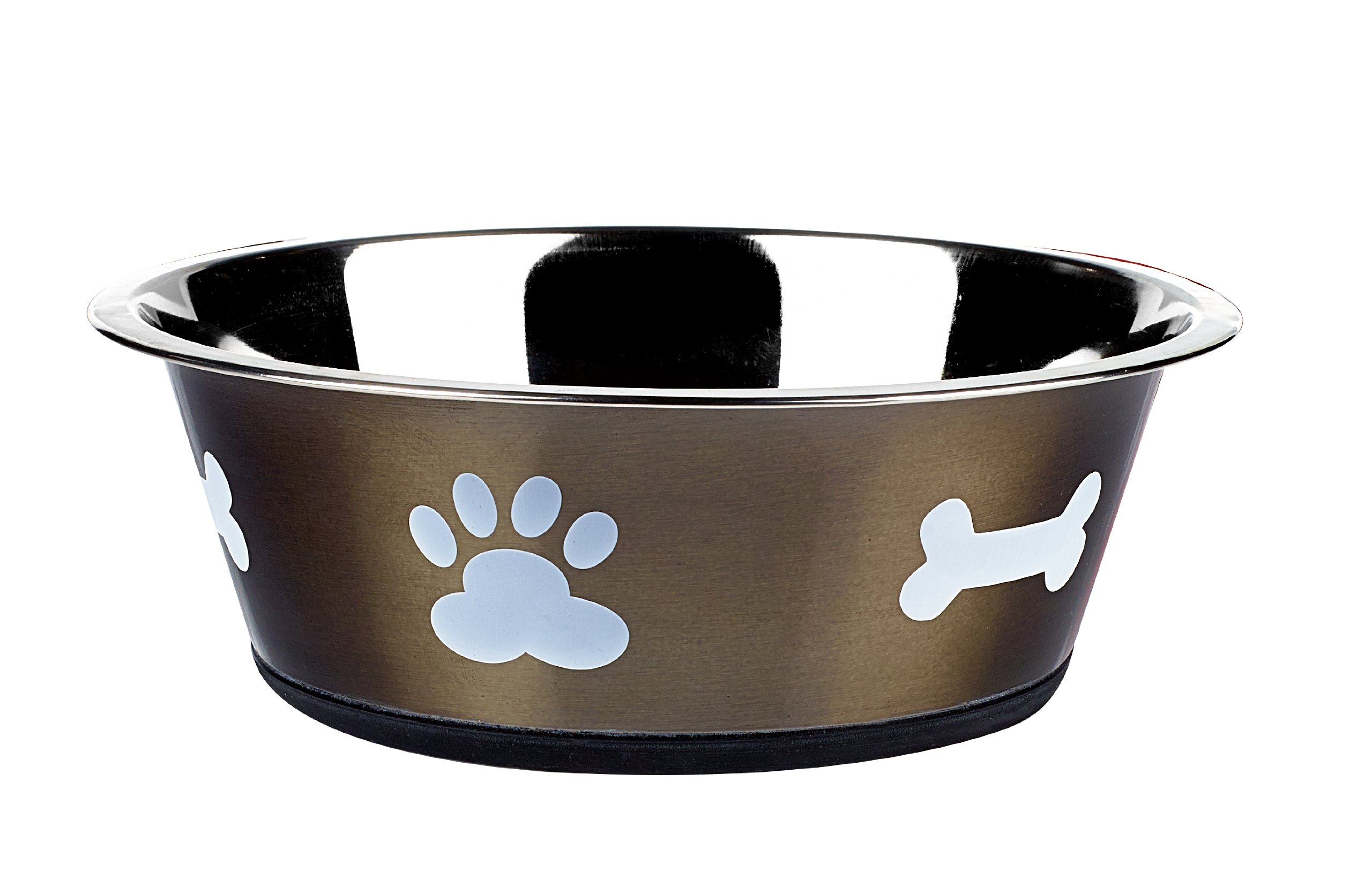 Classic Pet Products Classic Posh Paws Dish, 2500 ml, Graphite