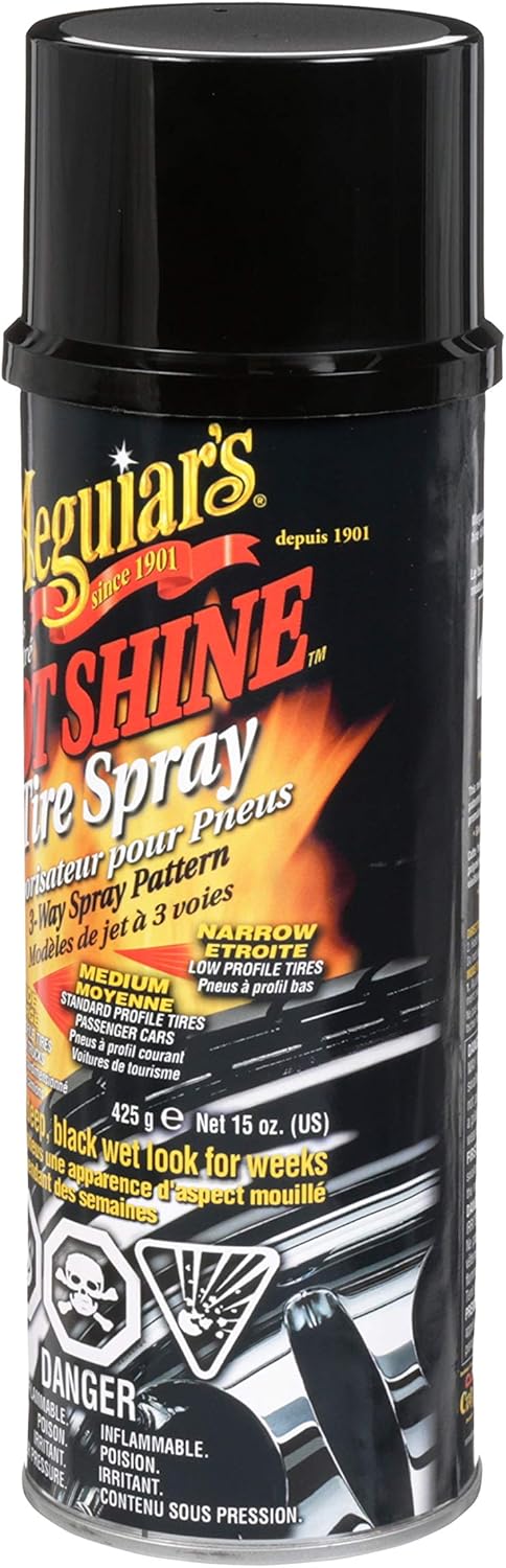 MEGUIAR'S G-13815 Hot Shine High Gloss Tire Coating - 15 oz.: Automotive
