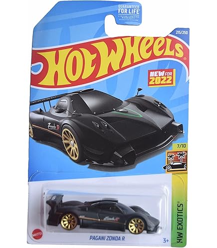 Hot Wheels Silver Pagani Utopia Car, HW Exotics 5/10 : Amazon.com