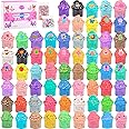 64 Pieces Mini Slime kit,Butter Slime Party Favors, Slime Bulk Toy for Classroom Prizes, Christmas Stocking Stuffers, Goodie Bag Stuffers for Kids Boys Girls, Ideal Birthday Easter Filling Gifts