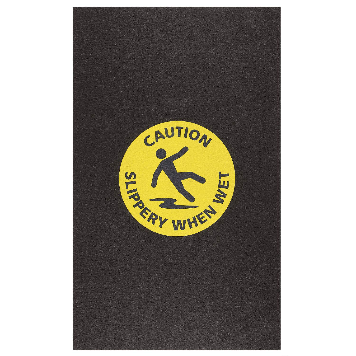 Caution Slippery When Wet Safety Floor Mat by New Pig HiViz Anti