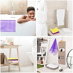 Metene 3 Pieces African Exfoliating Net, Colorful