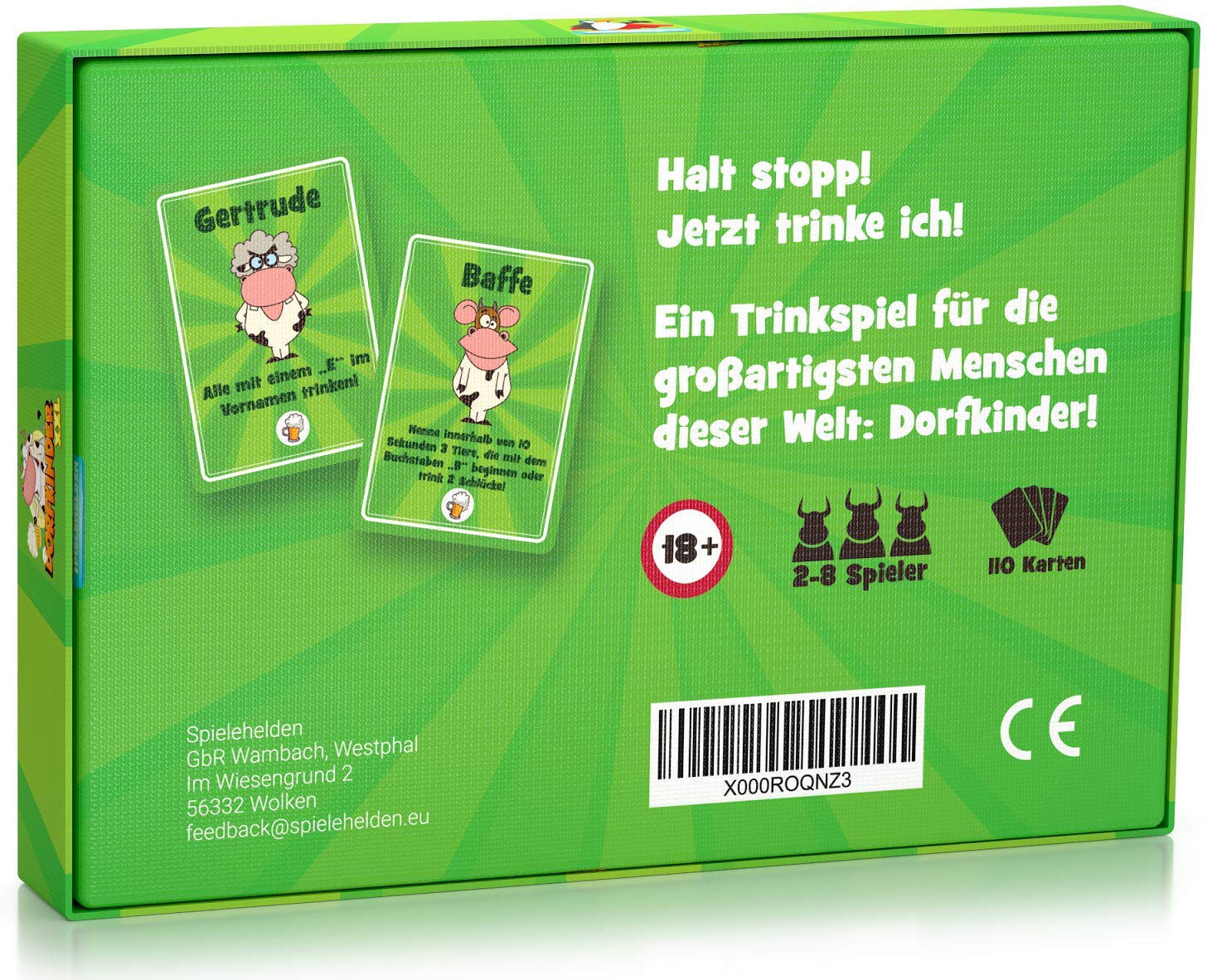 Trinkspiel Fur Einen Feucht Frohlichen Abend Oder Als Party Zubehor Furs Festival Spielehelden Dorfkinder Partyspiele Fur Erwachsene Ab 18 Alkohol Geschenke Mann Lustige Geschenke Fur Manner Kuche Haushalt Wohnen Partyzubehor Dekoration