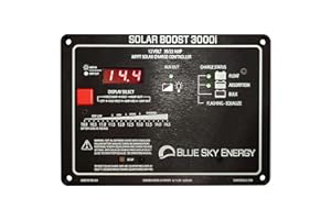 Blue Sky Energy SB3000i Solar Boost 30A MPPT Charge Controller with Display, Fully programmable for Lead-Acid or Lithium Batteries. Dual Battery Charge or 30A LVD Load Output