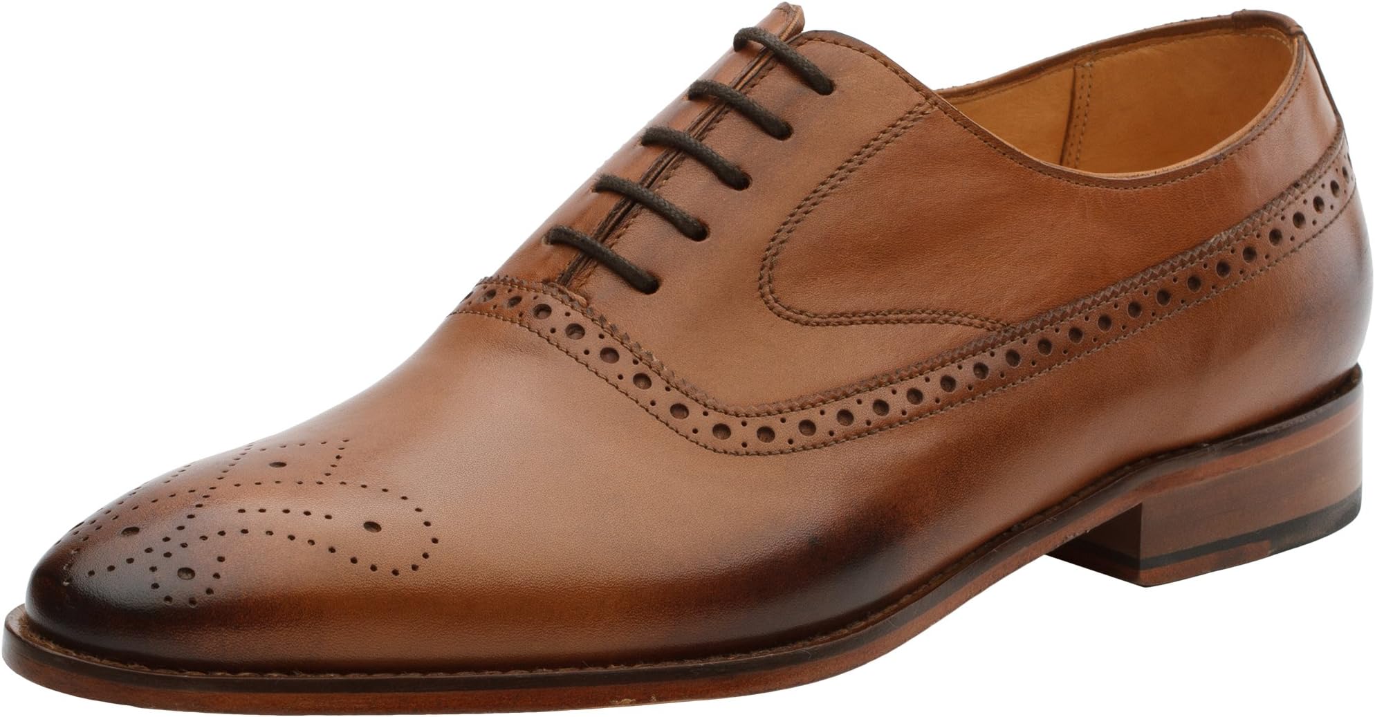 3DM Lifestyle Men's Brogue Leather Oxfords Shoes