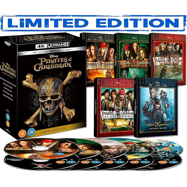 Amazon.com: Pirates of the Caribbean: 5-movie Collection [ 4K