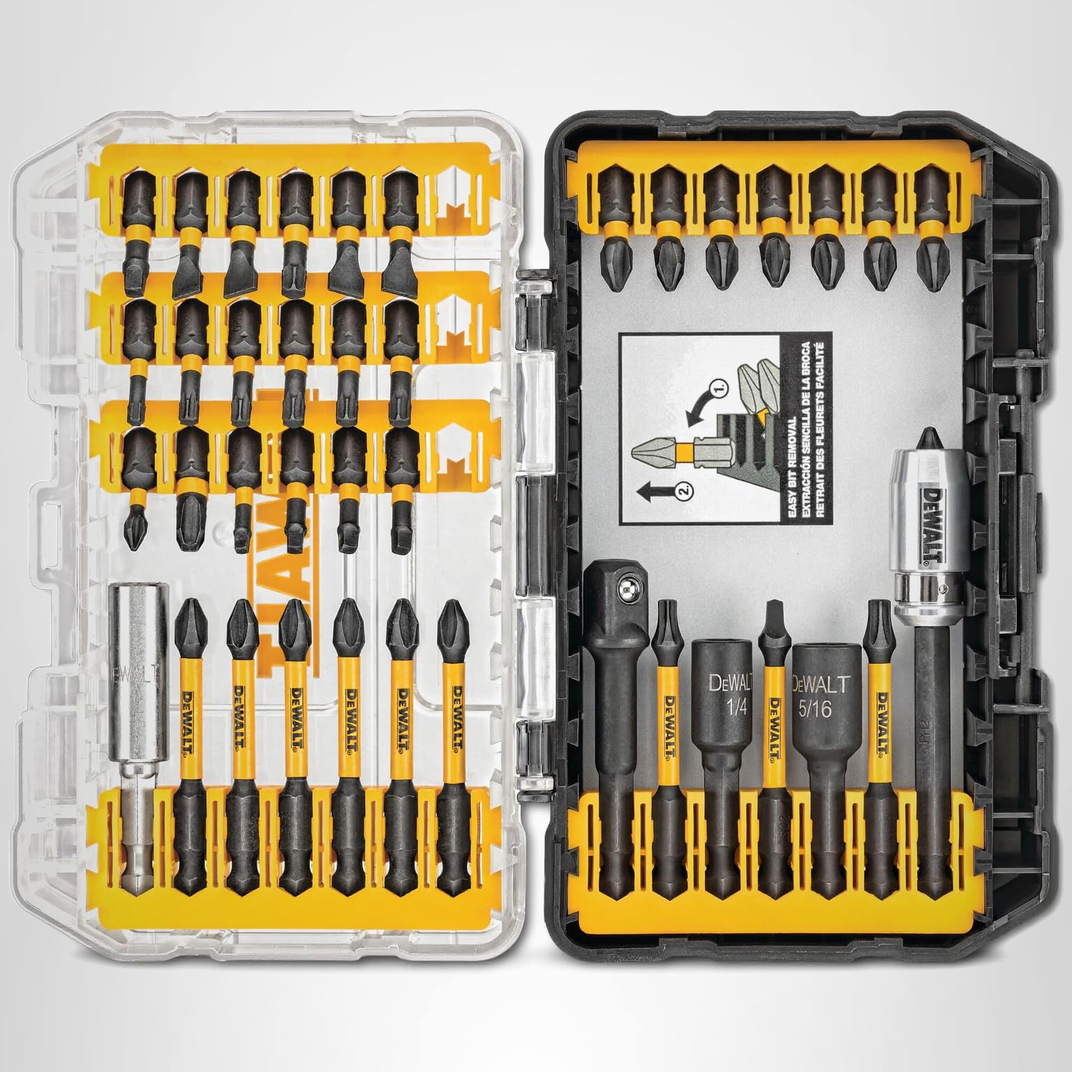 DEWALT Screwdriver Bit Set, Impact Ready, FlexTorq, 40-Piece (DWA2T40IR)