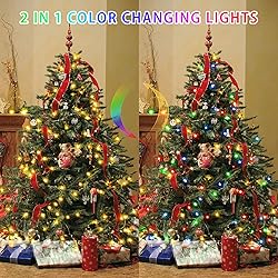 JMEXSUSS 2 Pack Color Changing Fairy Lights Battery