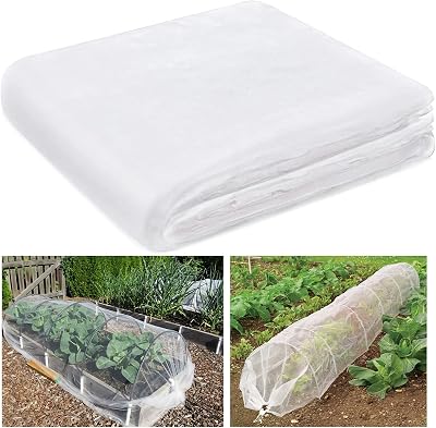 OAHAO Insect Netting Mesh 2.5x10m Fine 0.8mm Garden Cover UV Stabilized