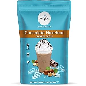 Chocolate Hazelnut by Angel Specialty Products Instant Frappe, Smoothie, Hot Chocolate Drink Mix (2 Pound)