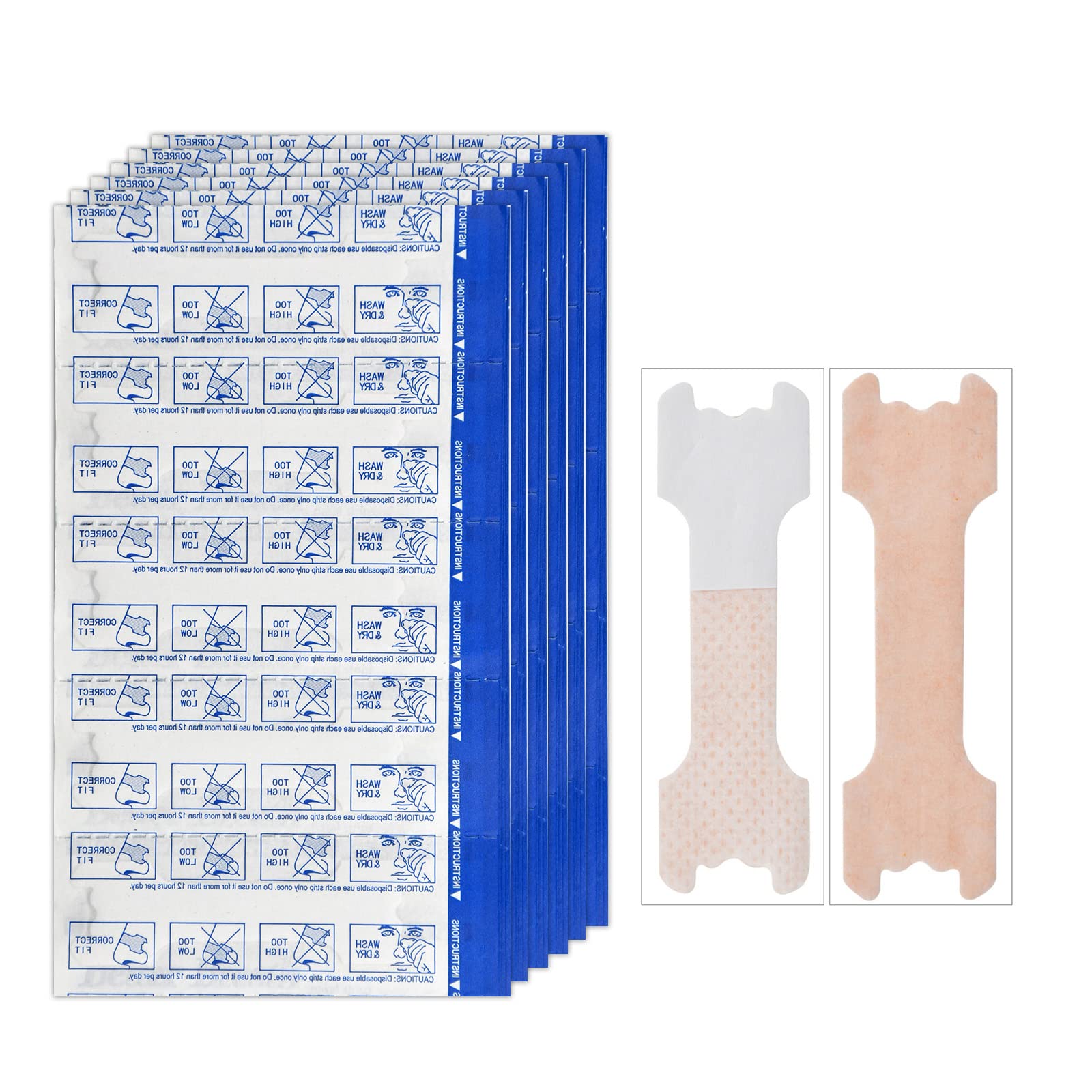 ABPOK 300Count Nasal Strips Breathe Easy Stop Snoring Help Sleeping (66mm*19mm)