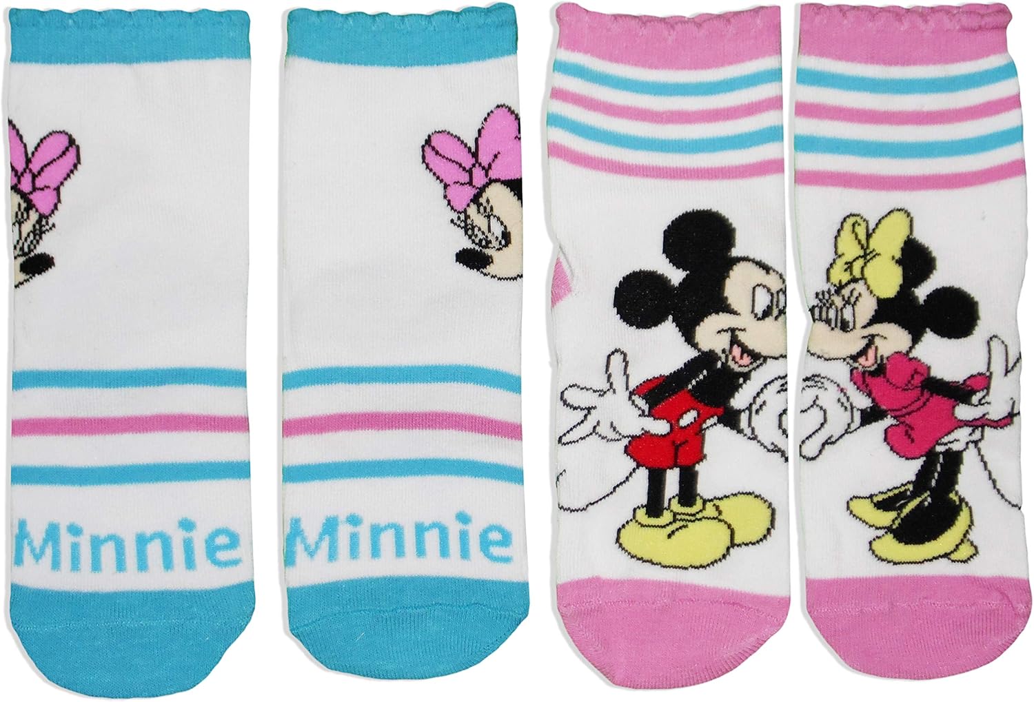 Minnie Mouse Kids Socks Pack of 2 Pairs Amazon.co.uk Clothing