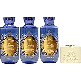 Bath & Body Works Limited Edition Princess Collection Cinderella 3 Pack Body Wash Bundle with a Creamy Rose Bar Soap - Full Size