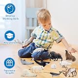 toymany 12PCS Polar Animals Figurines Arctic Toy Set 4-19cm Kids view 7