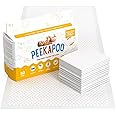 Peekapoo - Disposable Changing Pad Liners (100 Pack) Super Soft, Ultra Absorbent & Waterproof - Covers Any Surface for Mess Free Baby Diaper Changes