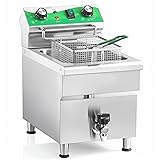 NUPANT 12.7 QT Commercial Fryer Electric Deep Fryer
