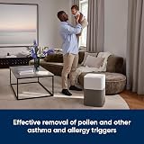 BLUEAIR Blue 3610 Air Purifier for Large Rooms Ultra Quiet 3 Speeds Auto view 8