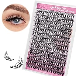 Individual Lashes Large Tray D Curl Lash Clusters