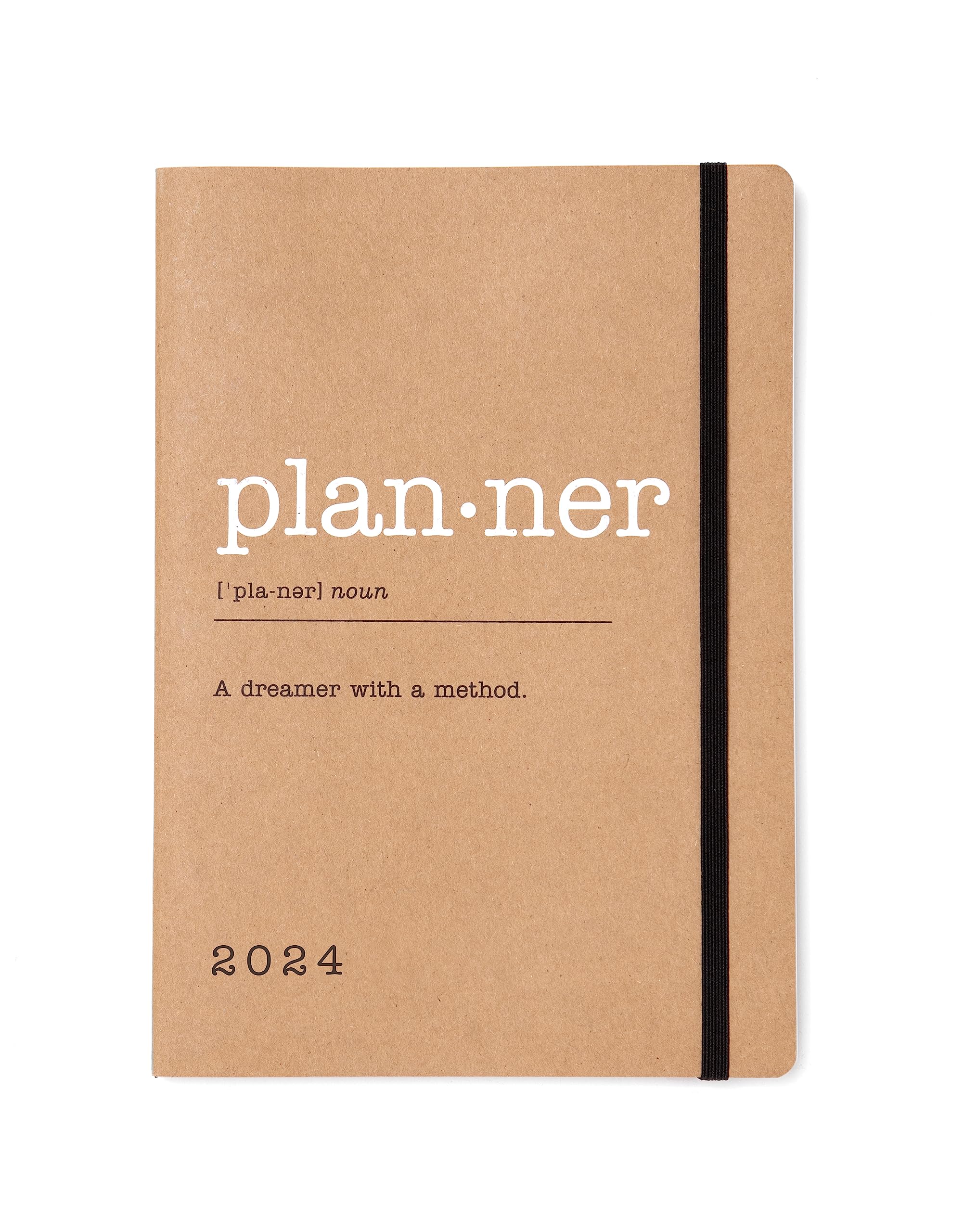 Letts Eco Writers Words A5 week to view 2024 diary - kraft
