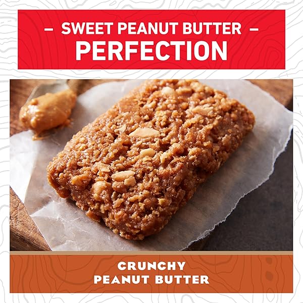 CLIF BAR – PROTEIN BARS – CRUNCHY PEANUT BUTTER – MADE WITH ORGANIC OATS – ENERGY BARS – NON-GMO (15 PACK)
