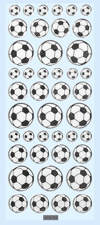 Glossy-Sticker Fußball II
